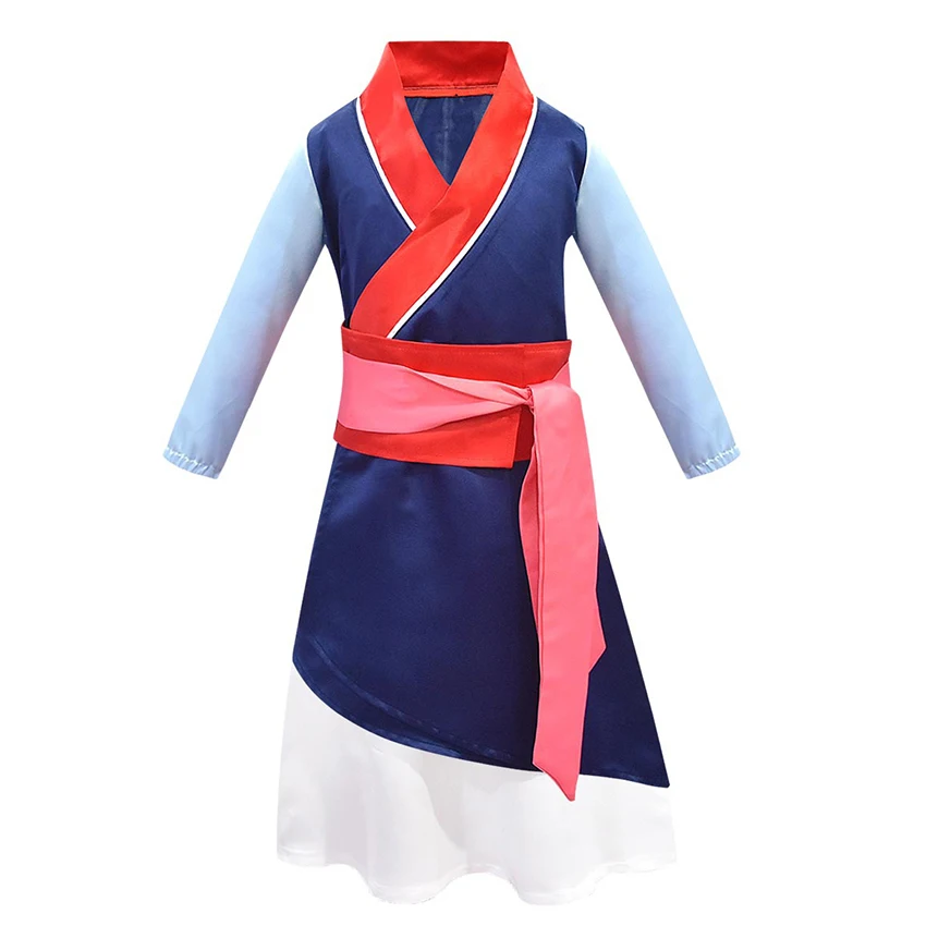 Disfraz de Mulan para niñas, vestido de actuación para Festival, disfraz de  Halloween para niños, bata de Anime, ropa de Mulan _ - AliExpress Mobile