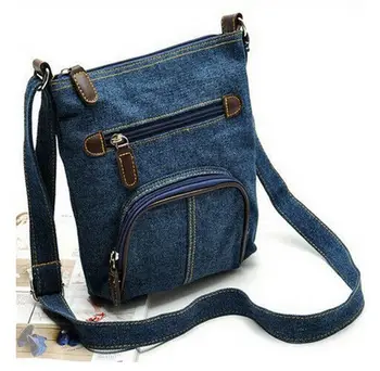 

Crossbody Bags For Women Casual Denim Bags Female Shoulder Bag Pack Fashion Travel Zipper Handbag Tote Ladies Messenger Bag