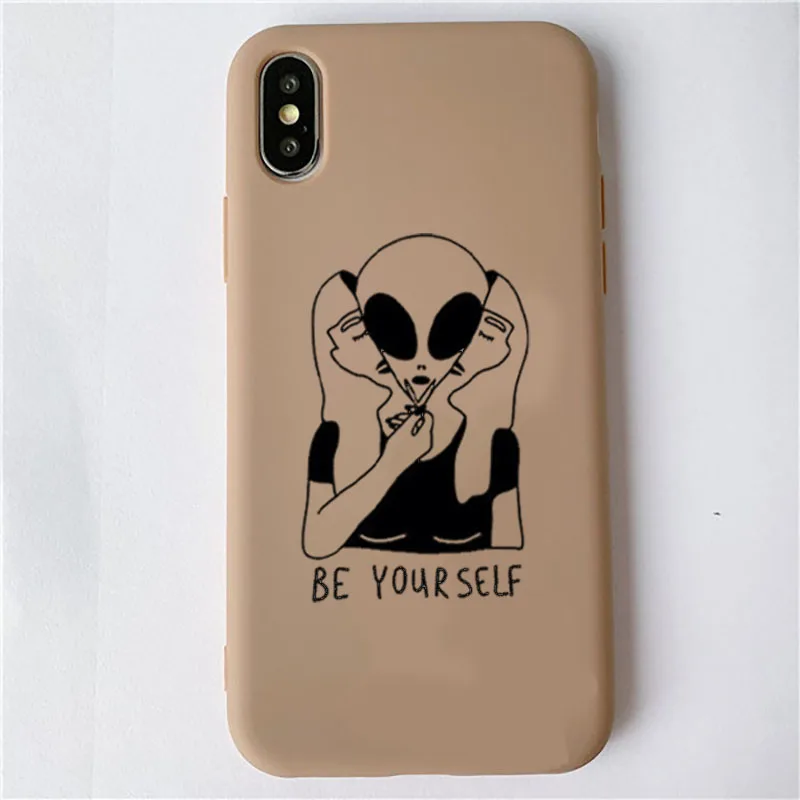 Роскошный чехол для телефона Alien для XiaoMi RedMi Note 8, 7, 6, 5, 5A, 4, 4X Pro, черный силиконовый мягкий чехол, художественный черный Поп-уличный абстрактный чехол - Цвет: Color 3 Brown