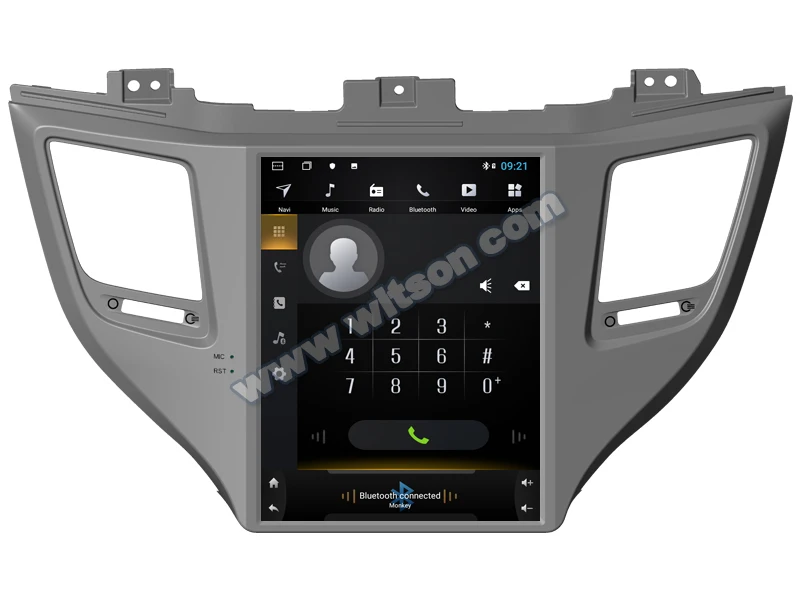 WITSON вертикальный экран автомобильный dvd с gps 4 ГБ ОЗУ+ 64 Гб ПЗУ для HYUNDAI TUCSON Автомагнитола с gps автомагнитолой