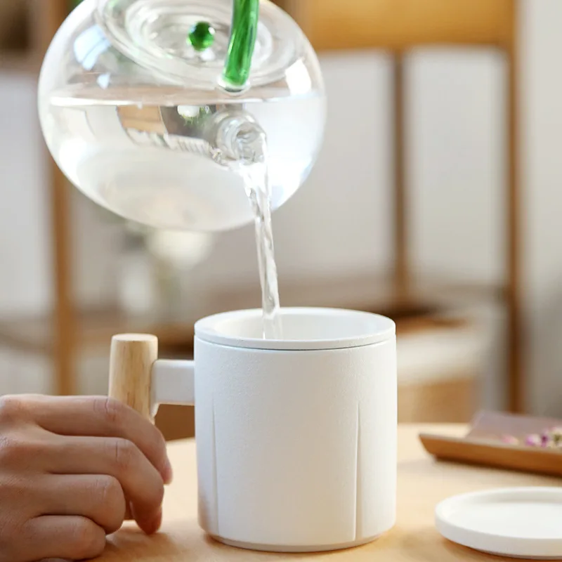 JIA-GUI LUO  350ML Ceramic  mugs coffee cups Tea Mugs  cute coffee mugs and cups  tea cup  tea cup with infuser I044