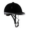 Kids Horse Riding Helmet Adjustable Velvet Equestrian Riders Helmet Black 3