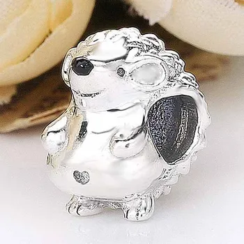 

Original Heart Belly Button & Spikey Texture Nino The Hedgehog Beads Fit 925 Sterling Silverl Charm Bracelet Diy Jewelry