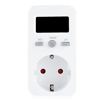 

Eu Plug Plug-In Digital Wattmeter Lcd Energy Monitor Power Meter Electricity Electric Swr Meter Usage Monitoring Socket (Eu Pl