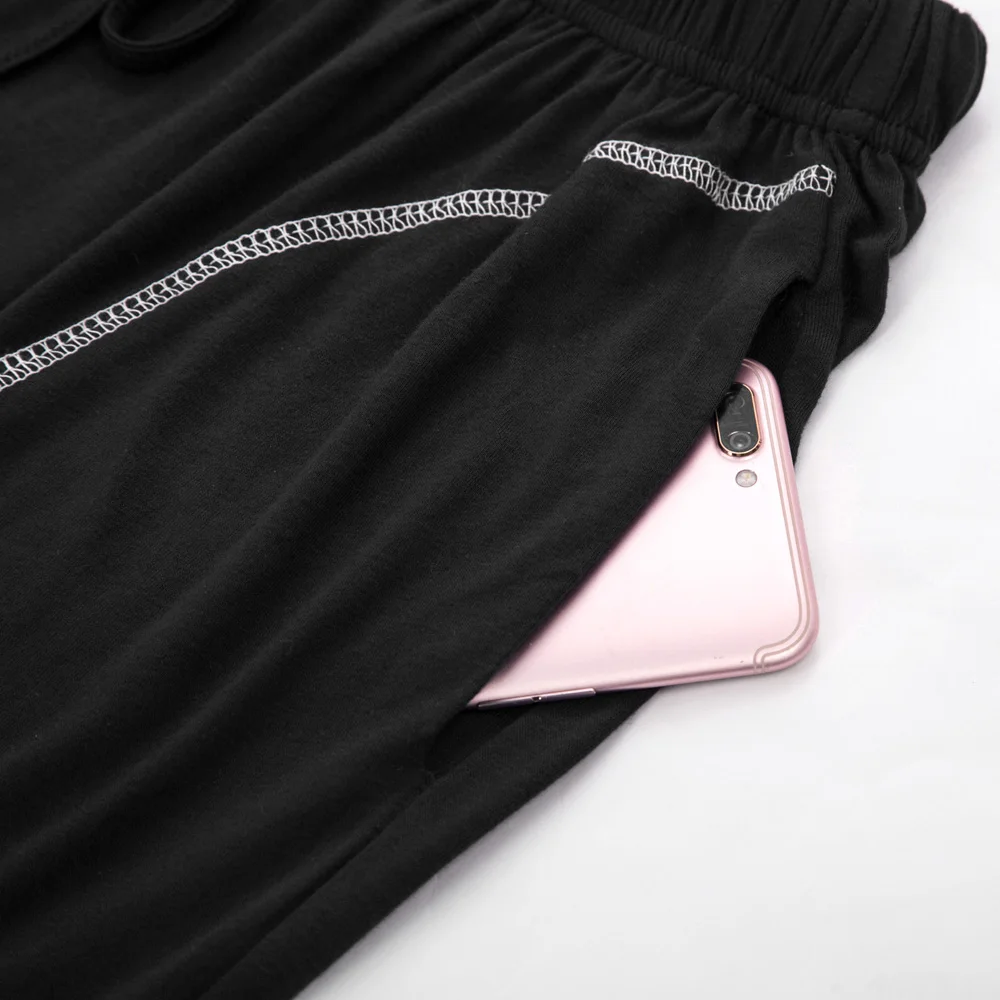 Comfy Tops+pants Pajama set Short sleeve Long Cotton Sleepwear Nightwear Loungewear Casual