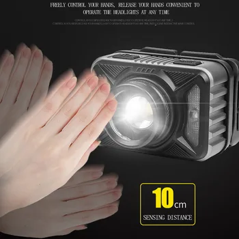 

Waterproof 700LM XHP 50 LED Sensor Headlight USB Rechargeable Outdoor Climbing Hiking Hunting Fishing Torch Light