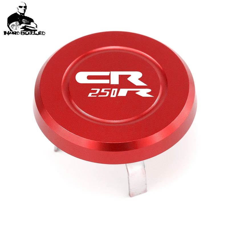 CNC Aluminum Motorcycle Handlebar Fork Stem Top Cap Decoration Cover For HONDA CR 125 R CR 250 R With Logo CR 125R & CR 250R (9)