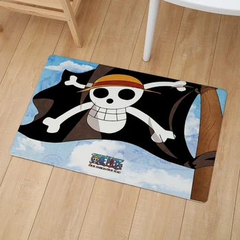 

Cartoon One Piece Luffy Anime Print Modern Home Doormat Insole Kitchen Carpet Indoor Outdoor Welcome Bathroom Non-slip Floor Mat