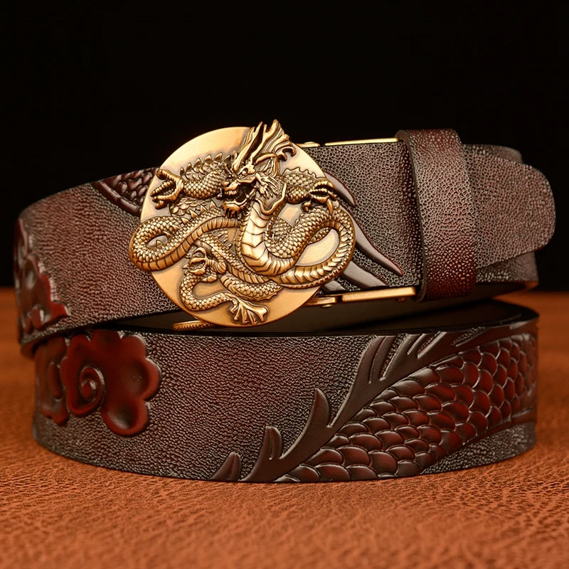 Лидер продаж модный роскошный мужской ремень 2020 новые ремни с драконами из