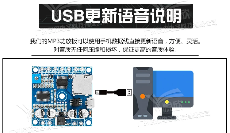 MP3 голосовой усилитель доска MP3 реклама воспроизведение голоса подсказка низкая мощность широкий напряжение плагин TF карта