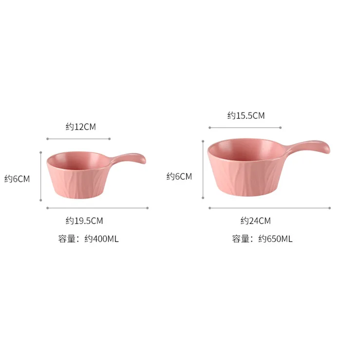 Керамическая миска с одной ручкой в скандинавском стиле, миска для фруктового салата, домашний противень для выпечки, блюдо для лапши, тарелка для десерта, бытовые кухонные принадлежности
