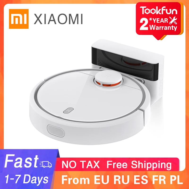 Робот пылесос XIAOMI MIJIA MI 2020 1800 па Wi Fi управление через приложение|robot vacuum cleaner|vacuum