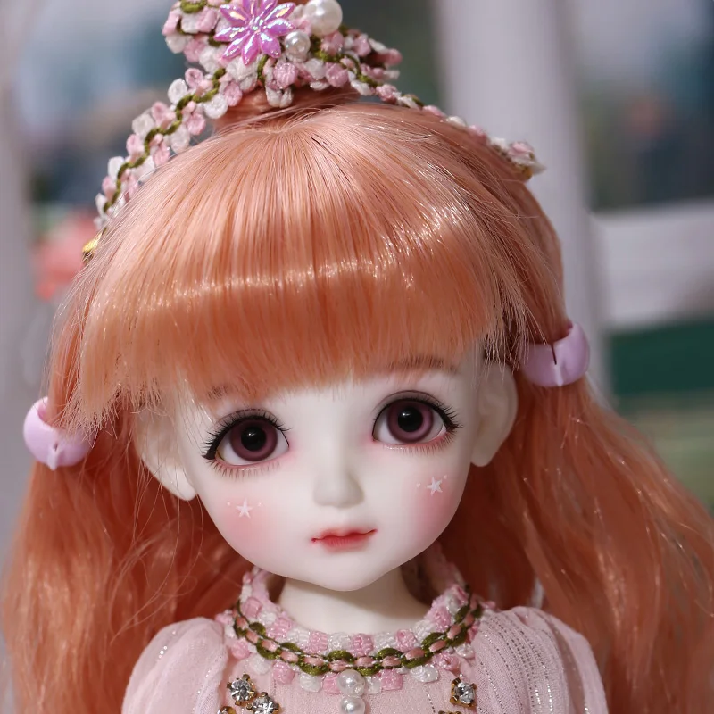 Resin Bjd 1//6 Doll Beautiful Girl Dolls Free eyes+Face make up Female Raspberry