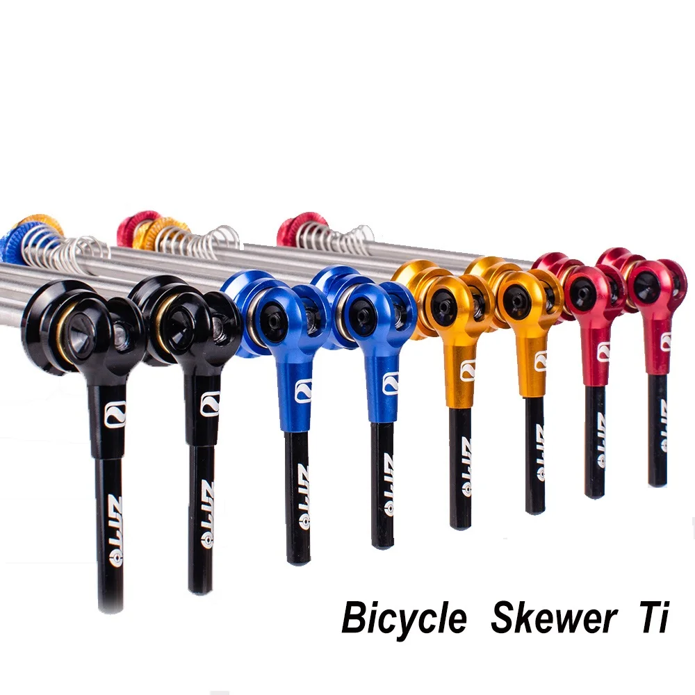CSC 48g titanium skewers 100mm//135mm road mountain bicycle quick release Ti QR