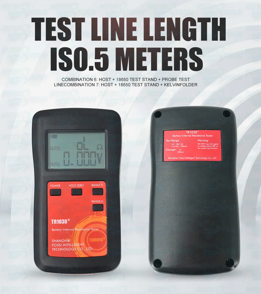 Test de résistance interne du testeur de batterie YR1030 avec cadre de test  pour batterie Lipo