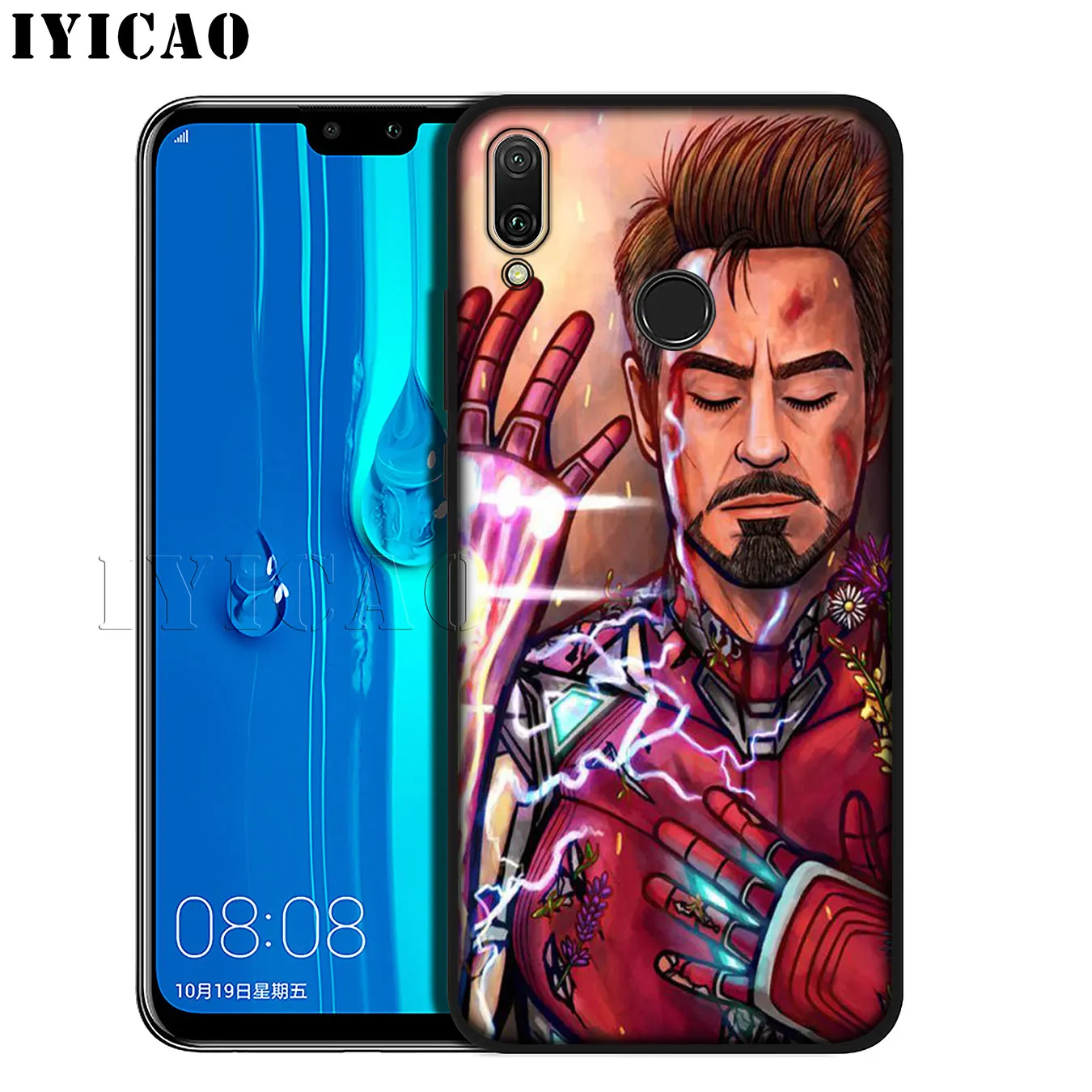 6 Железный человек Marvel Железный человек мягкий силиконовый чехол для huawei P30 P20 Pro P10 P9 Lite Mini P Smart Z Plus - Цвет: 6