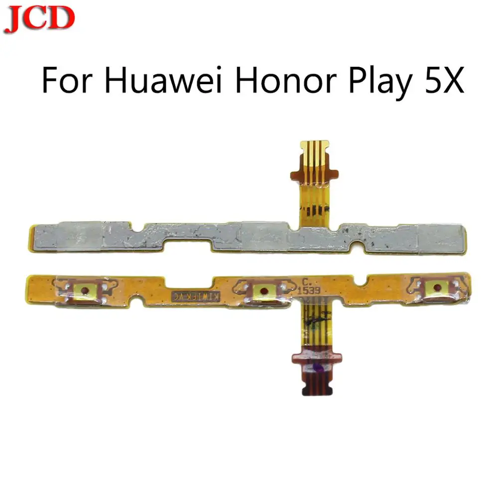 JCD мощность вкл/выкл громкость вверх-вниз Кнопка ключ гибкий кабель для huawei Honor Play 4X 5X 5C 5A 6 6X 6A 7 Замена запасных частей - Цвет: No2   Play 5X