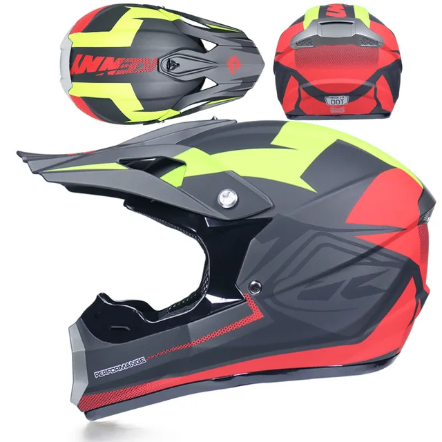 DOT утвержден легкий шлем мотоцикл, гоночный велосипед шлем детский ATV велосипед Горные MTB DH крест шлем capacetes WLT-126 V - Цвет: 8