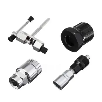 

4pcs Bicycle Repair Tool Sets Cycling MTB Bike Chain Crank Wheel Extractor Bottom Bracket Center Pedal Axle Remover
