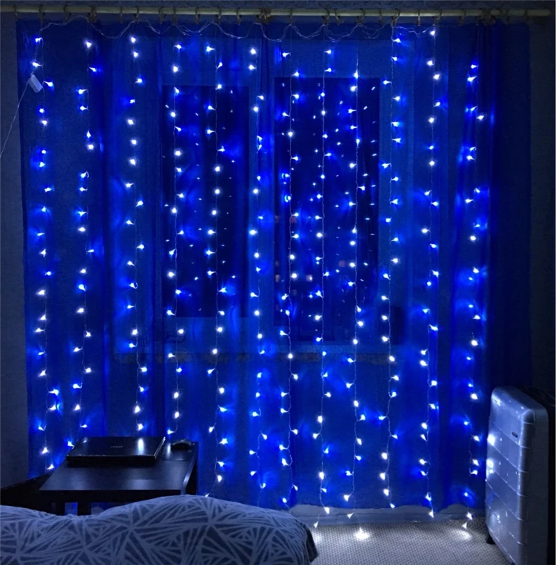 Coversage сказочная гирлянда светильник 3x 3M 3x2 м 4.5x 3M 2x2 м Рождественский декоративный светодиодный светильник на Рождество, вечерние, для сада, Свадебный светильник s