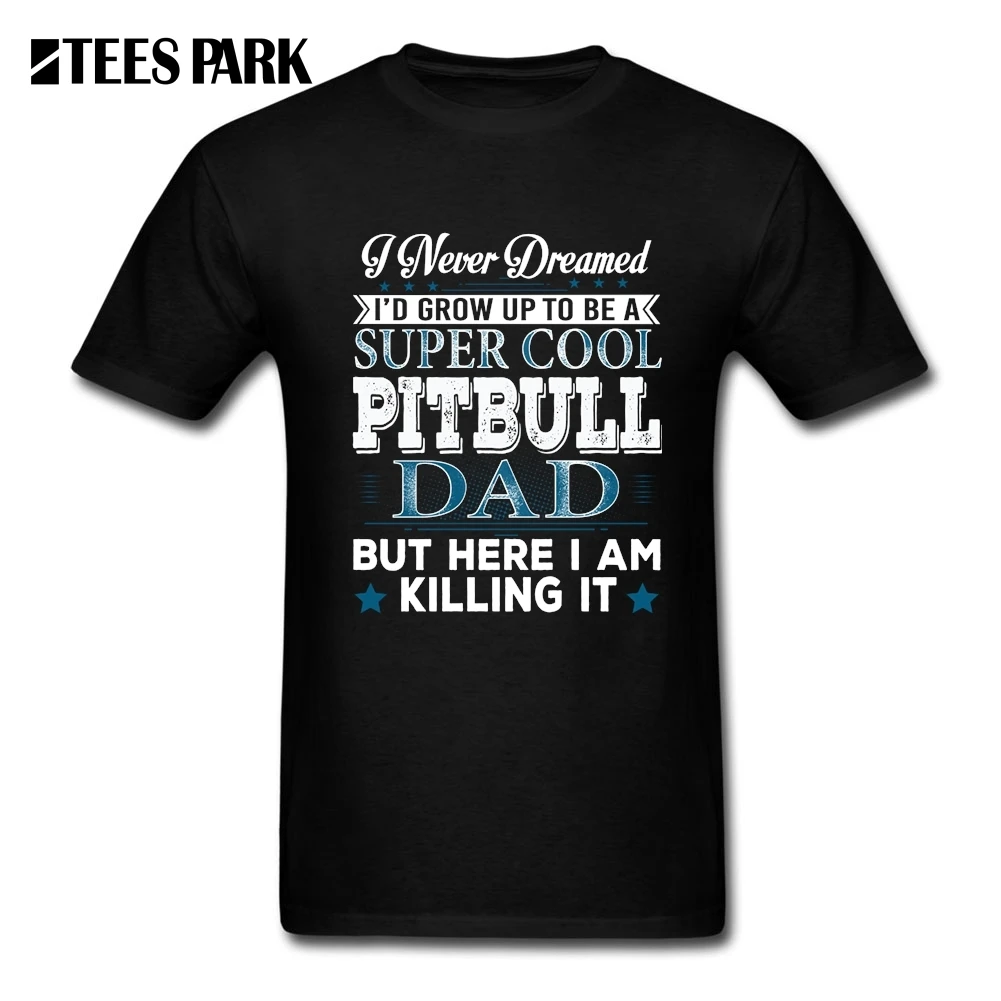 Топы хипстерские футболки I ɽ Grow Up Super Cool Pitbull Dad Pit Bull Bully Man футболка с вырезом