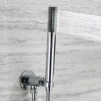 

Shower Head Rainfall Shower Head Handheld Spray Nozzle Creative Cylindrical Shower Hand Shower Bathroom Fixture Supplies