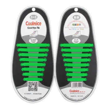 

16Pc/Set Novelty Women Men Athletic Running No Tie Shoelaces Elastic Silicone Shoe Lace All Sneakers Fit Strap Worldwide sale