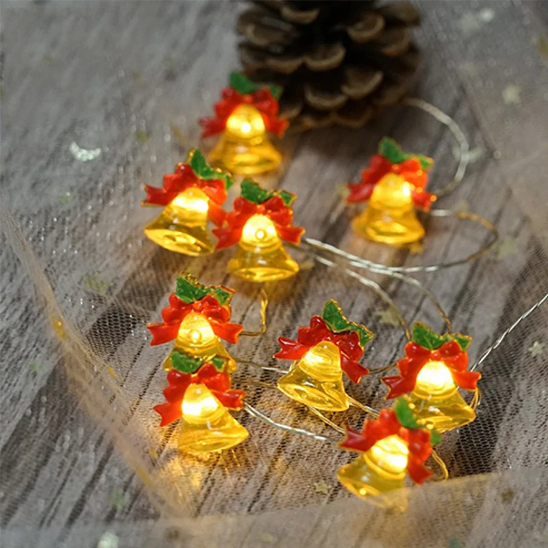 

LED Bell Light Christmas Tree Decor night light Festival Party Holiday Indoor Outdoor LED String Lights Christmas Xmas Party