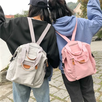 

New Women Backpack Female Waterproof Nylon Backpack Schoolbag for Teenage Girls Travel Backpack Book Portable Bag Mochilas