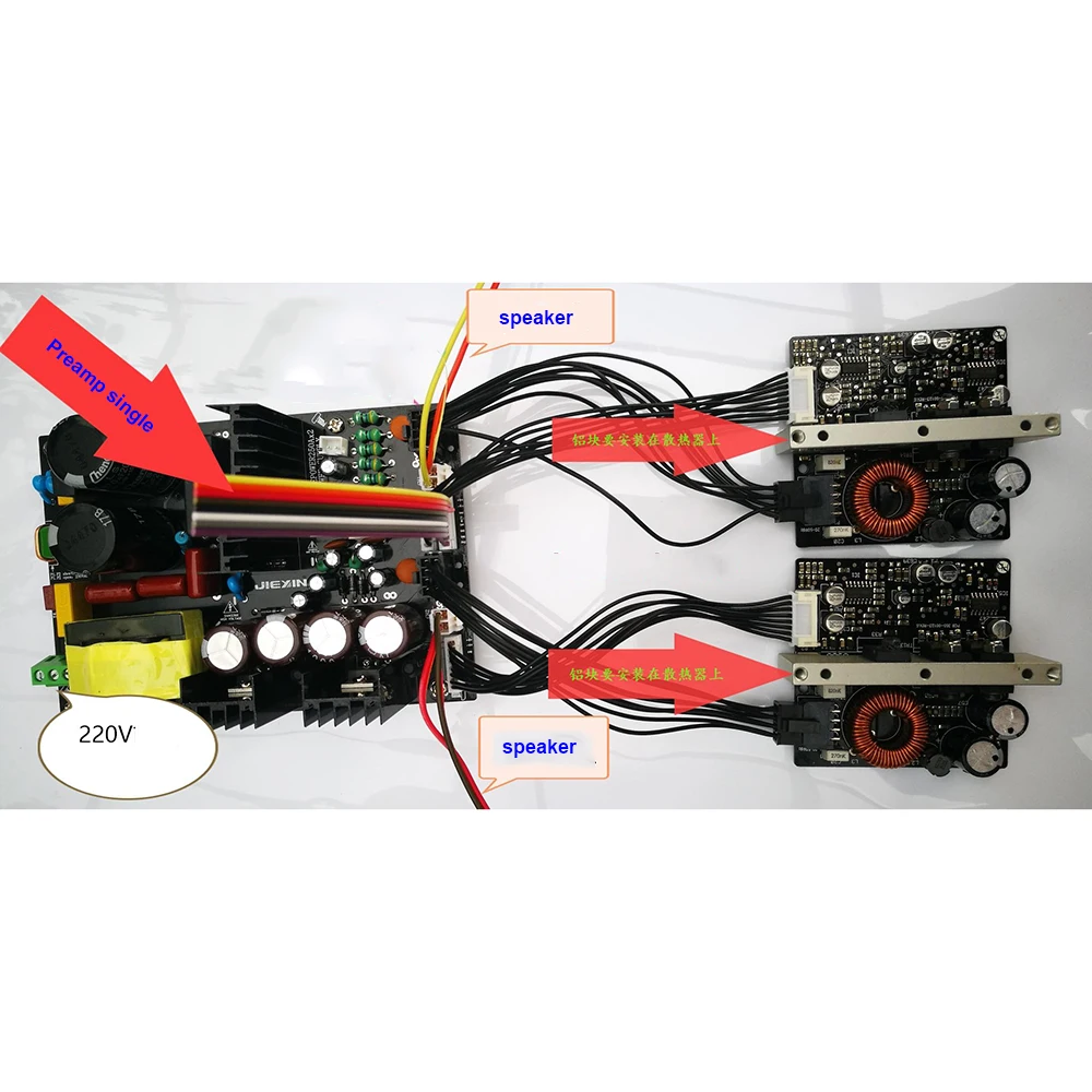 2 шт. модуль цифровой усилителя мощности ICE POWER 250A + 600 Вт коммутационная силовая