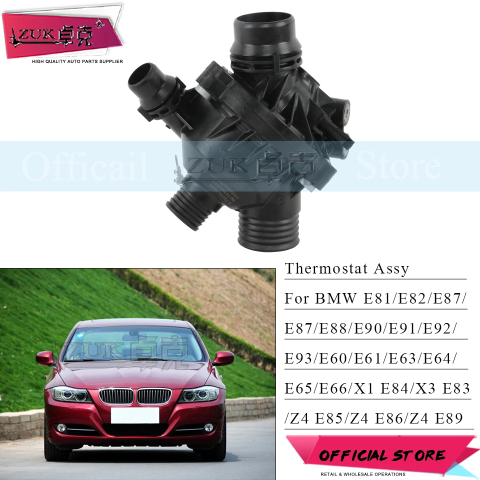 ZUK Water Pump Thermostat For BMW 1 SERIES E81 E82 3 SERIES E90 E91 E92