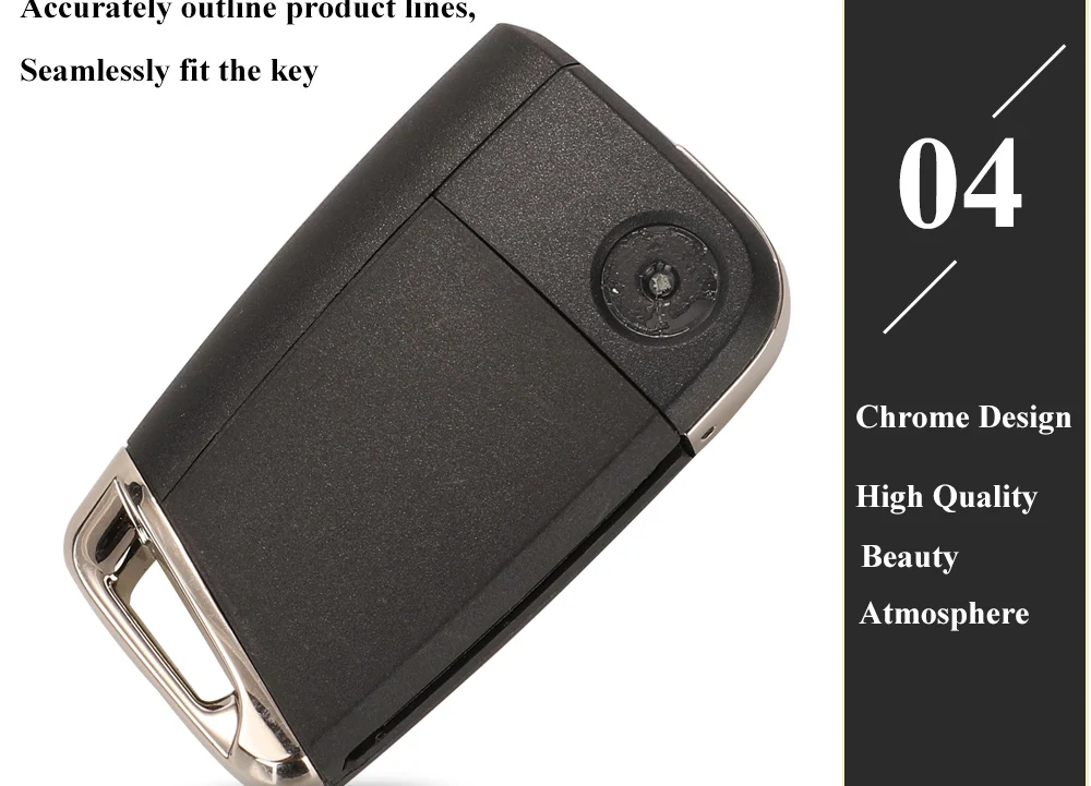 Keyforkess originale 5C 5C Chip Flip Remote Keyless vai per VW whoron T-ROC Tiguan chiave dell'automobile Fob 5G6 959 752 BL parte originale - H07ec42eb49524bc0b9ba945e89ec8757w