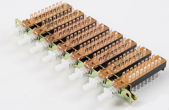 

Interlock Push Button Switch Piano Type 18 Pin 8 Row PBS-62H18-8