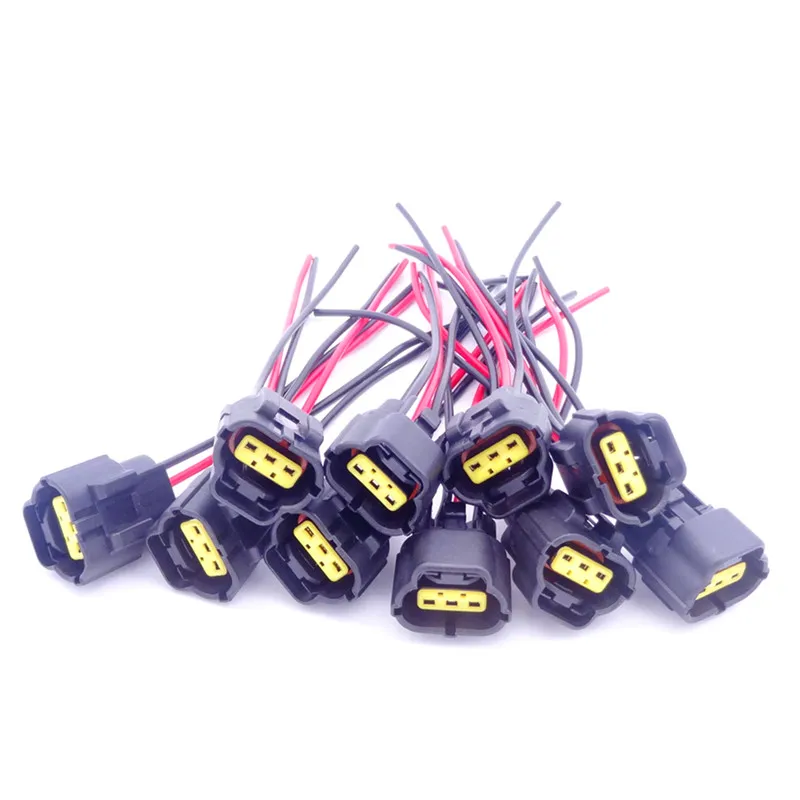 

3Pin Connector Socket Plug for-Kobelco/Hitachi/Sumitomo Common Rail Pressure Sensor
