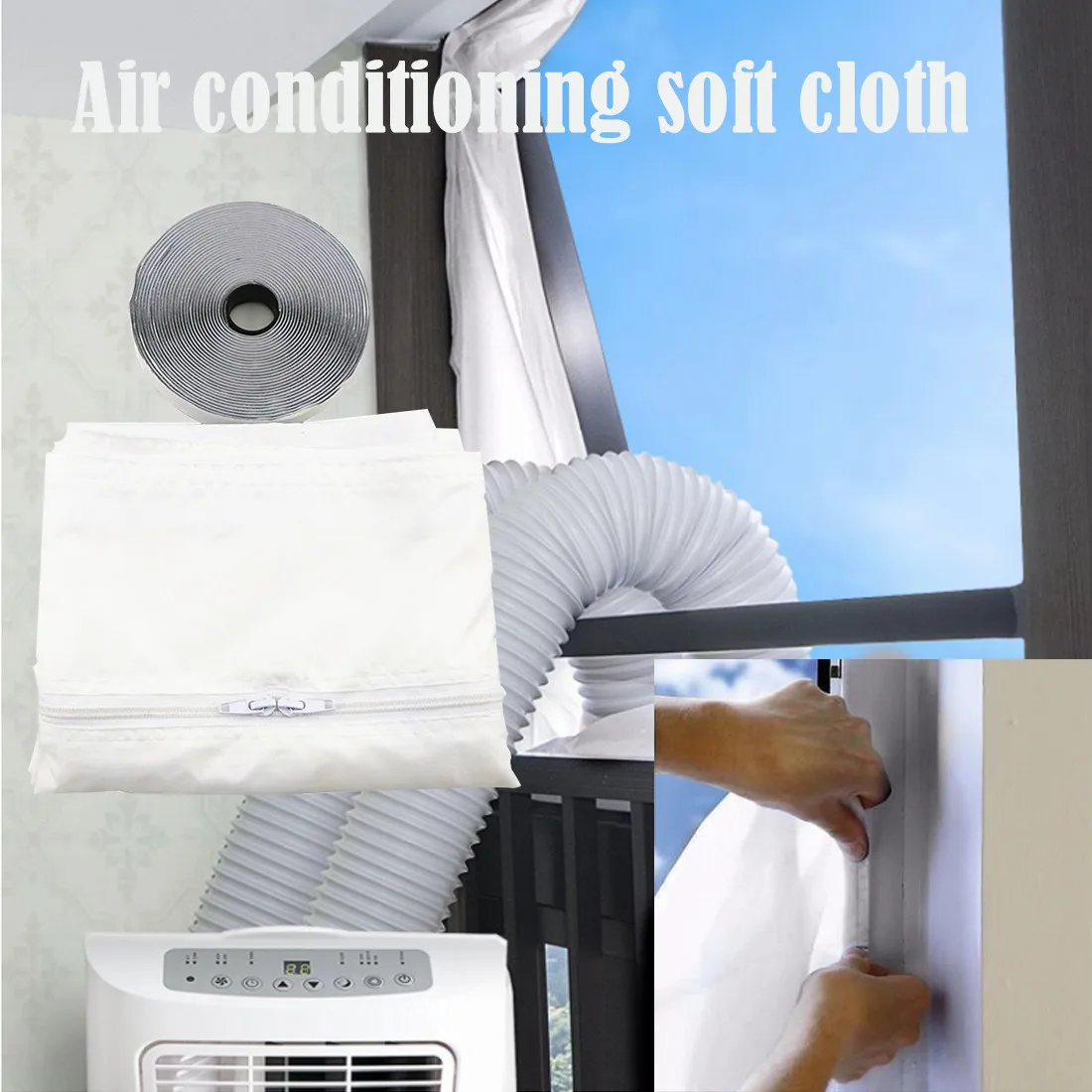 Оконная герметизация для мобильных кондиционеров сушилок и выхлопных