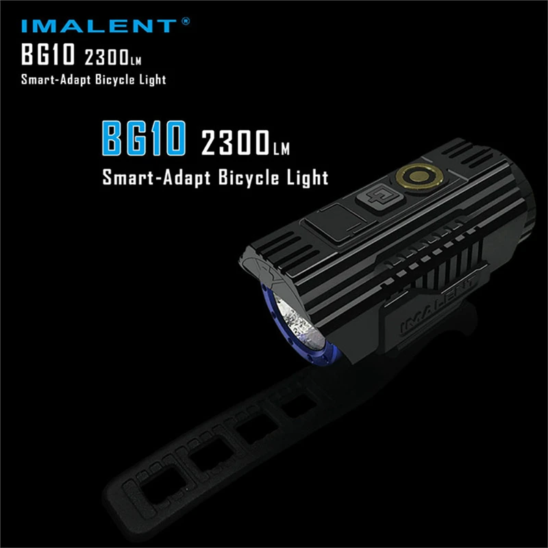 

IMALENT BG10 2300LM XHP50 LED Light Mini Smart Adapt Bicycle Light IPX8 Waterproof Bike Lights Lantern Spotlight Lamp Torch