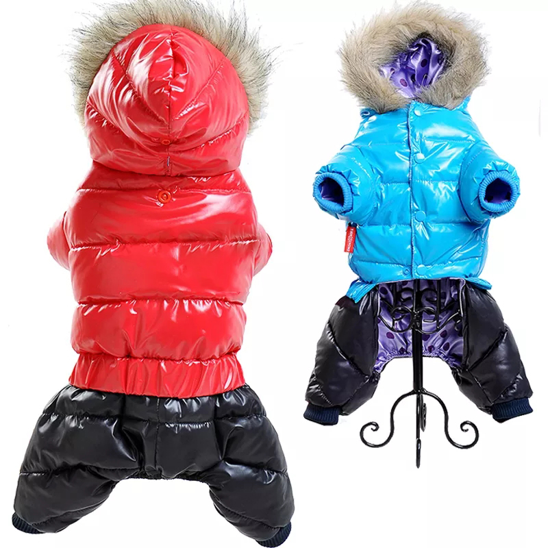 Waterproof Thick Dog Down Jacket for Small Dogs Pet Coat Outdoor Puppy Cats Clothes Overalls Chihuahua Yorkshire Clothing Winter