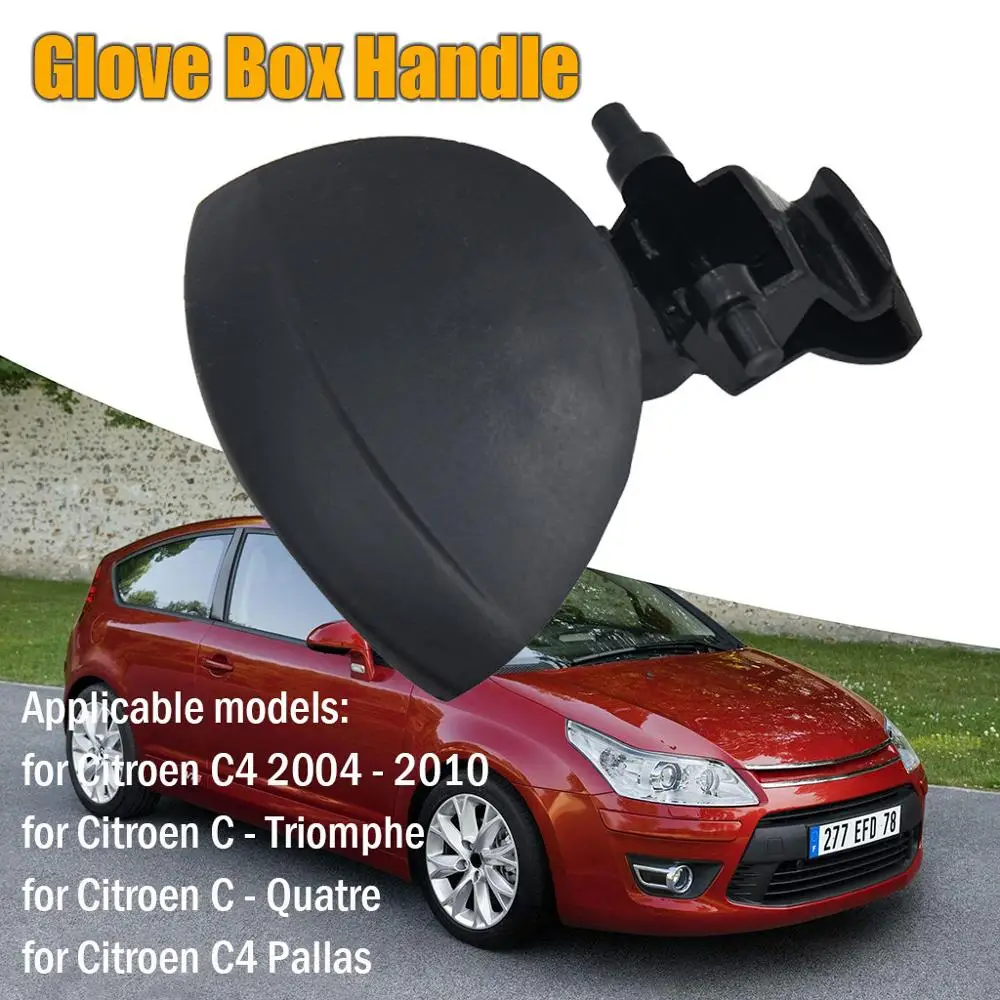 

Replace Plastic Glove Box Handle Compartment Glovebox Repair for Citroen C4 2004 - 2010/ Pallas/ C - Quatre/C - Triomphe #806