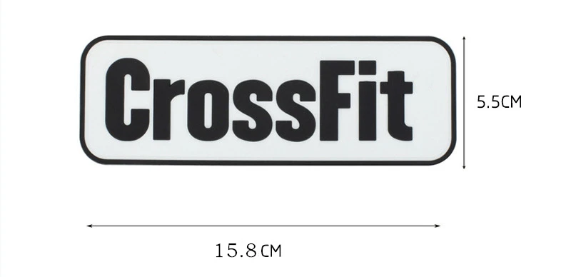 CrossFit Вейдер кулак военный ПВХ Боевая нашивка значки эмблема металлическая аппликация заплатка для одежды рюкзак аксессуары - Цвет: CrossFit PVC