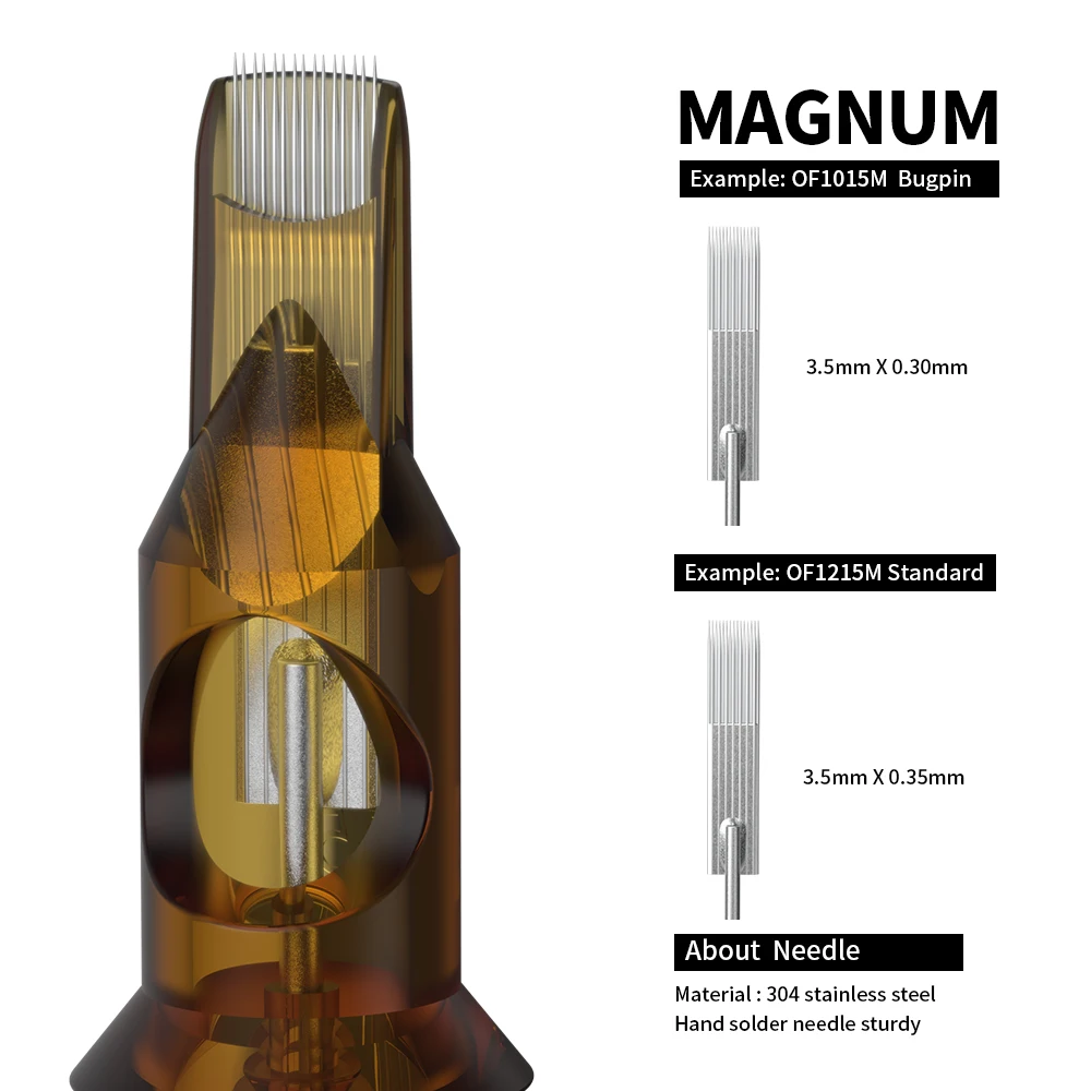 EN02 关于magnum针说明