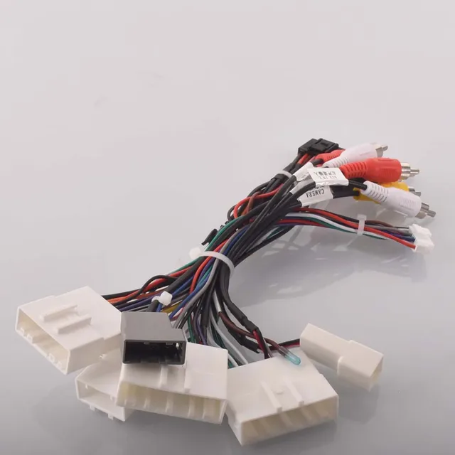 Car Radio Stereo Wiring Harness Cable Adapter Android 16pin For Nissan