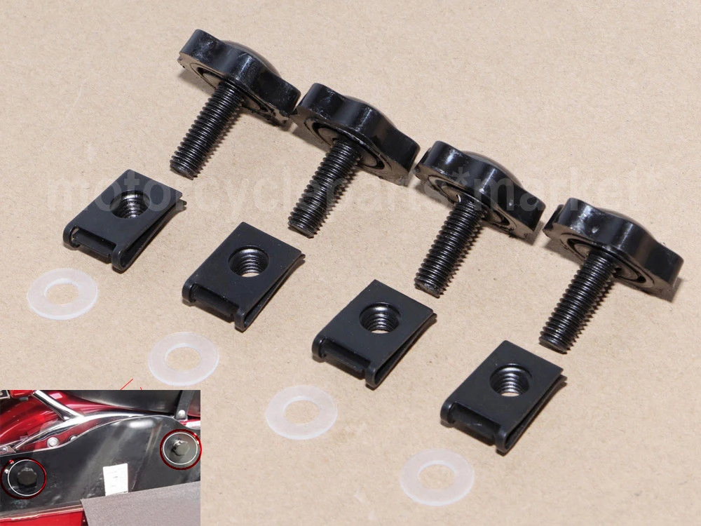 Black Hard Bags Theft Deterrent Saddlebag Locks Mounting For Harley