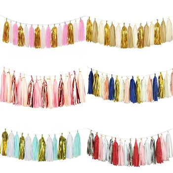 

32PCS /bag Length About 35cm Polyester Silk Tassel Hanging Spike Tassel for DIY Beautiful window arrangement