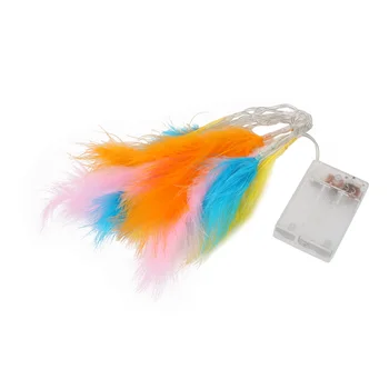 

2.2M LED Feather Shape Light String Christmas Garden Decoration Colorful
