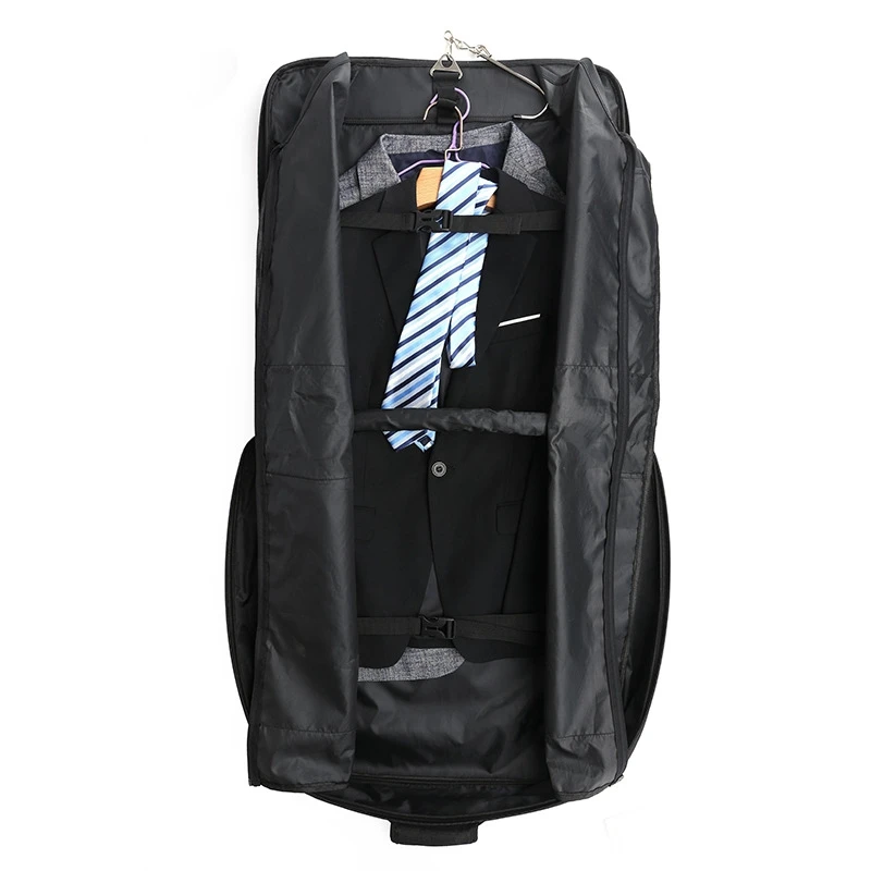 NEW-Multifunctional Men Business Travel Bag Waterproof Luggage Bags Laptop Handbag Dust-Proof Suit Storage Bag with Shoes Pouch
