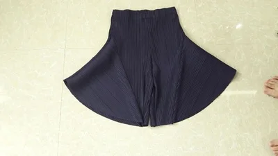 ; модные шорты со складками; удобные короткие брюки - Цвет: Фиолетовый