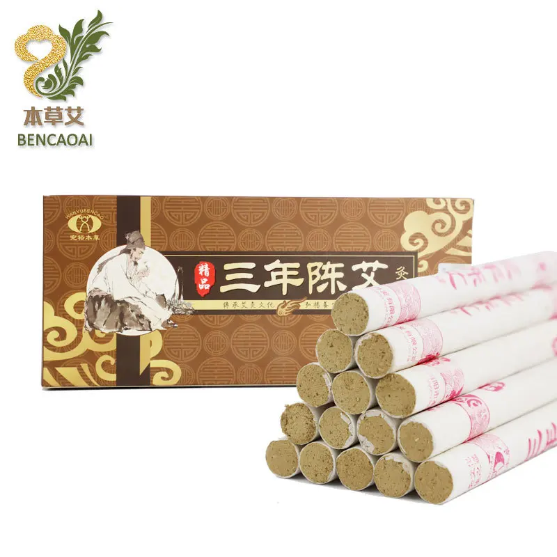 Nanyang Herbal AI Wild Wormwood Moxibustion Household Moxibustion Pavilion Health Museum Three Years Chen Ai Boutique Moxa Stick