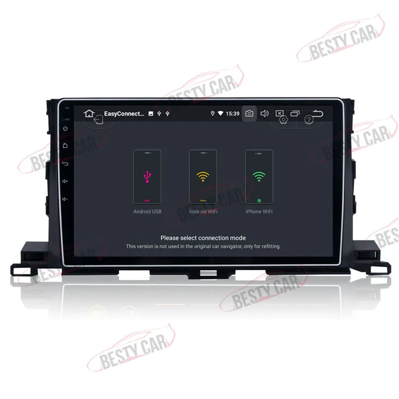 Sale Android 9.0 Car Multimedia Player Stereo GPS for Toyota HIGHLANDER 2015-Navigation Head Unit Radio DSP 2.5D+IPS 2