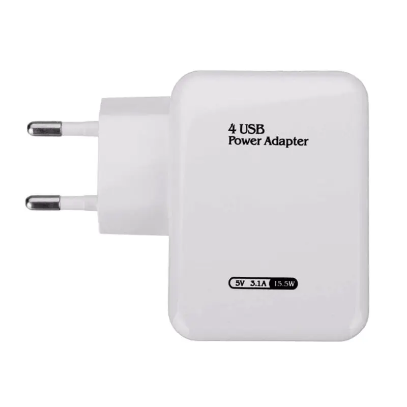 4-Порты и разъёмы Quick Charge 3,0 USB настенное зарядное устройство быстрой зарядки адаптер для iPhone samsung Huawei Xiaomi HTC устройства штепсельная вилка