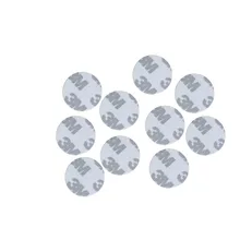 10 шт./лот) RFID UID 25 мм x 1 мм 3 м круглый блок формы 0 UID карты программируемые 13,56 МГц перезаписываемые смарт-метки